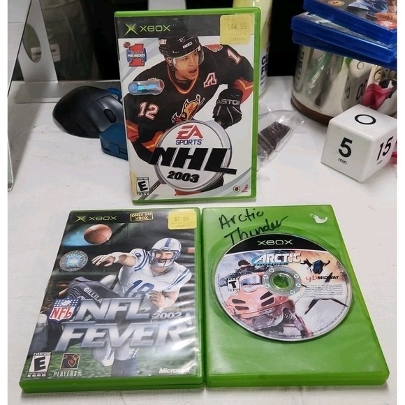 Microsoft Xbox Game Lot Arctic, NFL, And‎ NHL. B3 - Picture 1 of 4